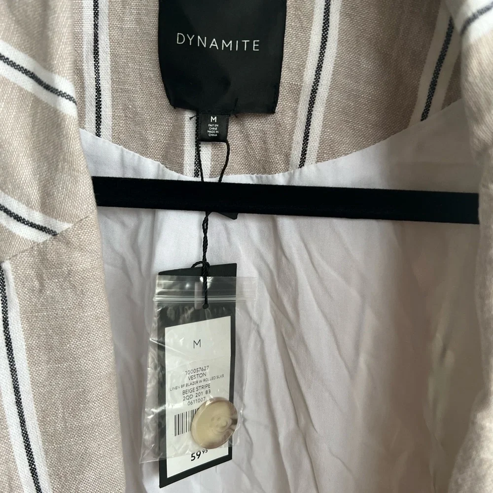Dynamite boyfriend blazer (M) - new with tags - Picture 2 of 2